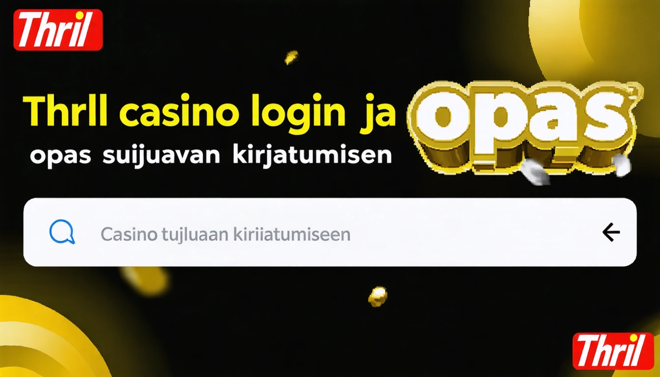 Thrill casino login ja opas sujuvaan kirjautumiseen